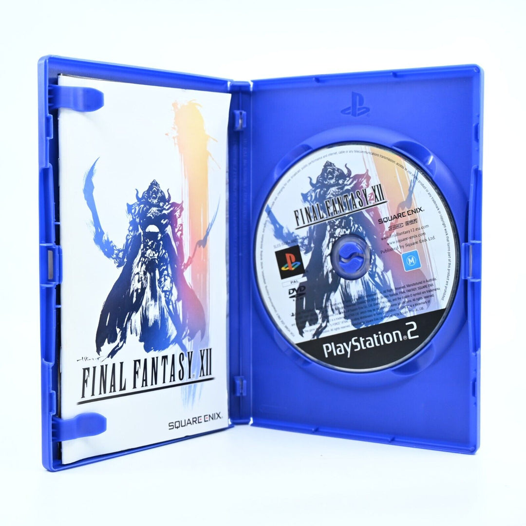 Final Fantasy XII - Sony Playstation 2 / PS2 Game + Manual - PAL - MINT DISC!