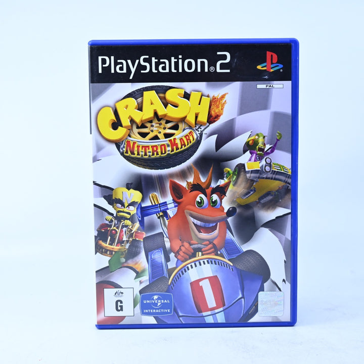 Crash Nitro Kart - Sony Playstation 2 / PS2 Game + Manual - PAL - MINT DISC!