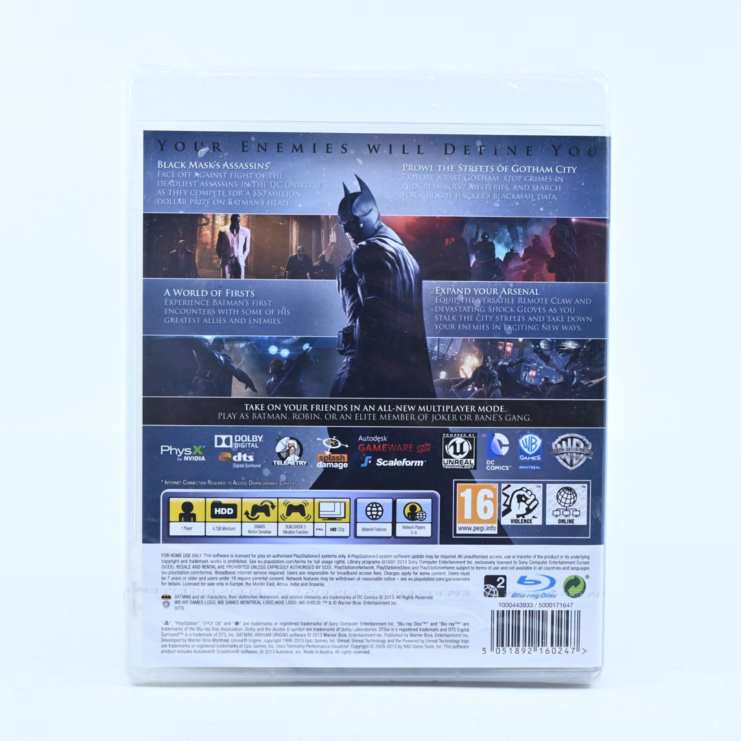 Batman: Arkham Origins - SEALED! - Sony Playstation 3 / PS3 Game + Manual