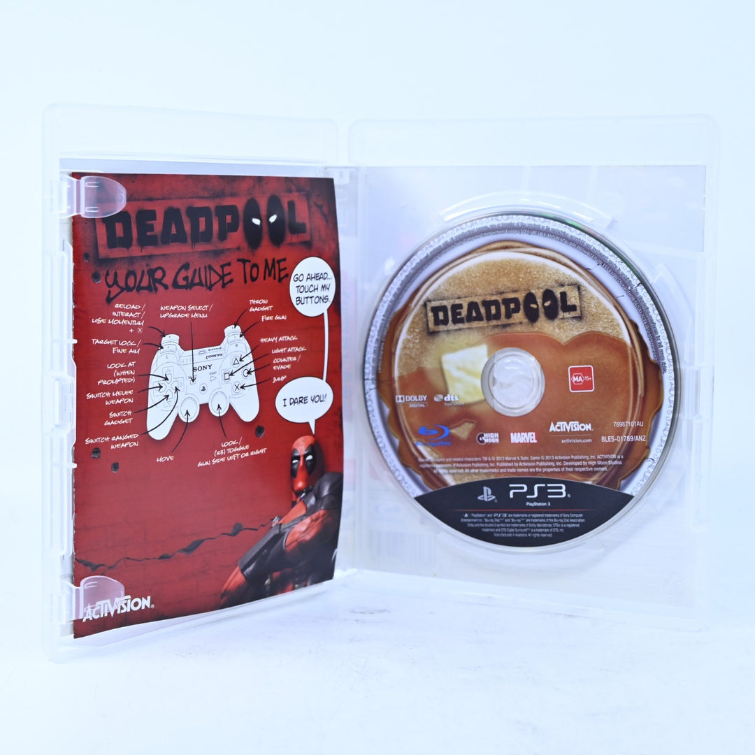 Deadpool - Sony Playstation 3 / PS3 Game + Manual - MINT DISC!