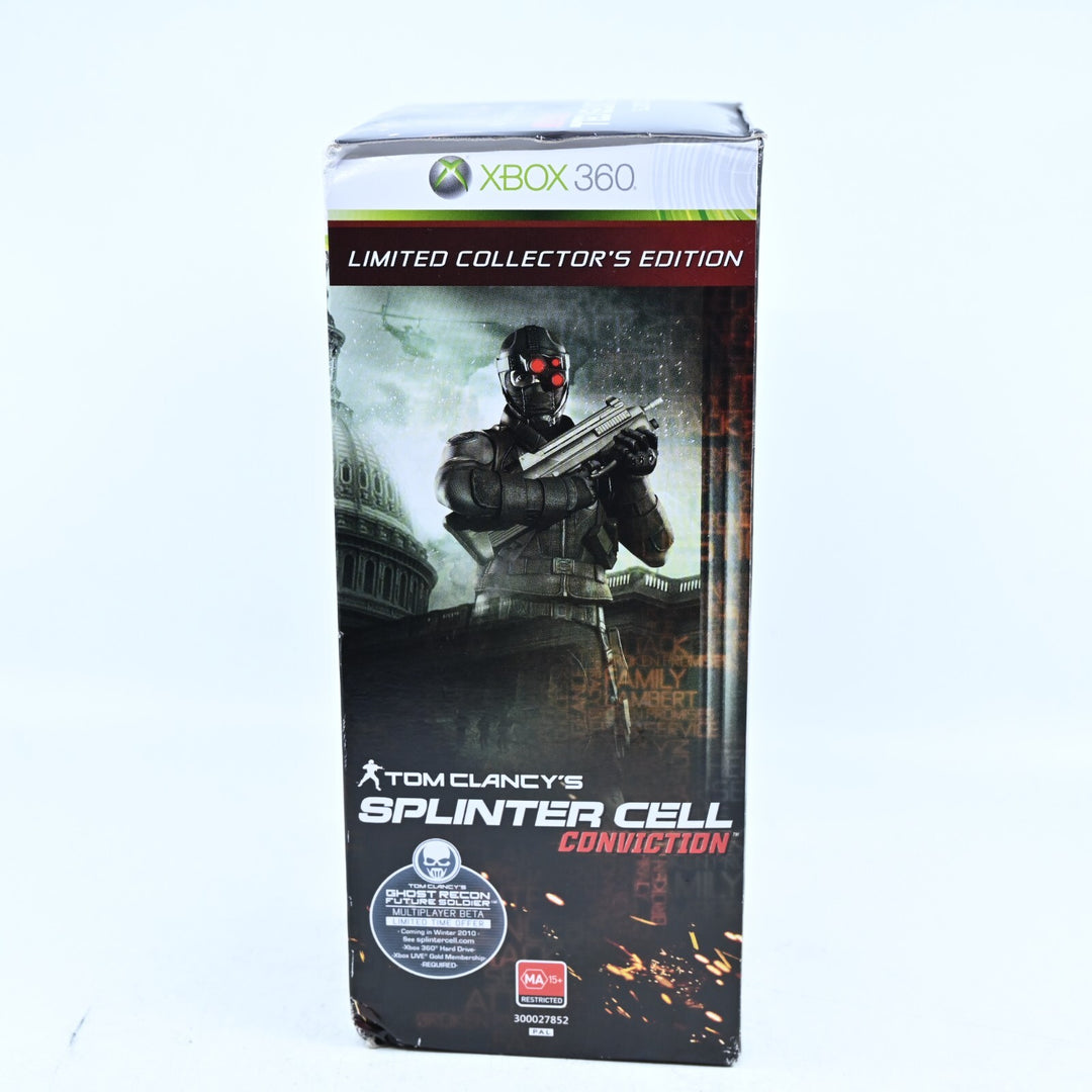 SEALED INSIDE Splinter Cell Conviction: Limited Collectors Edition Xbox 360 Game