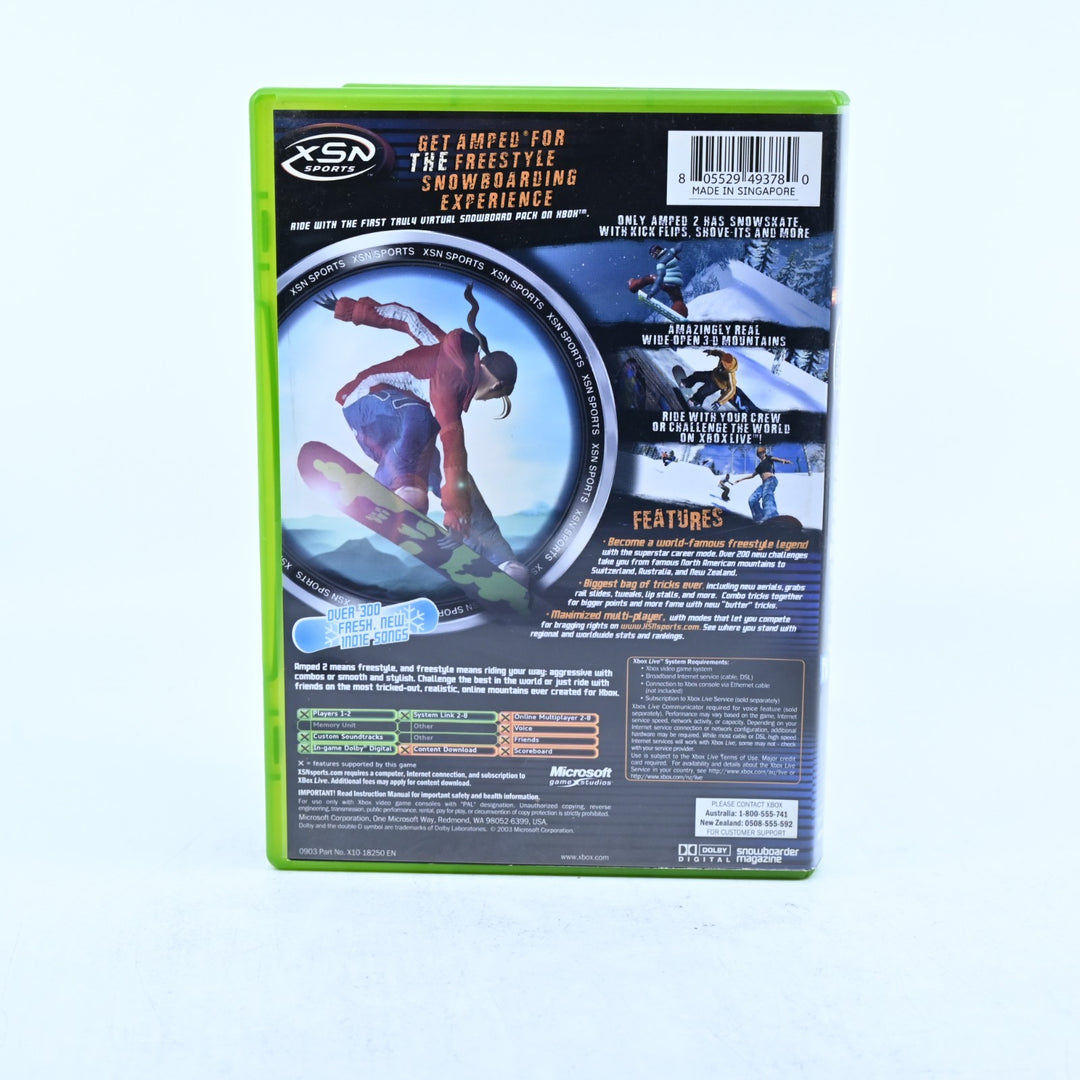 Amped 2 - Original Xbox Game + Manual - PAL - MINT DISC!
