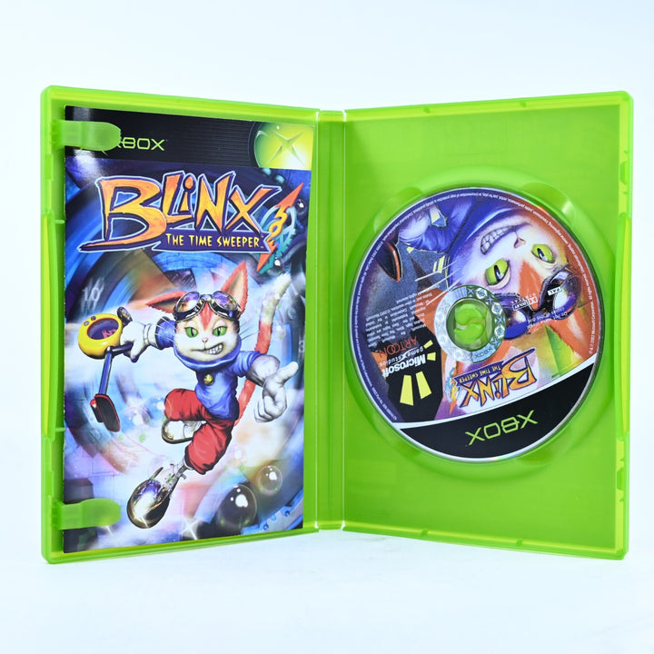 Blinx The Time Sweeper - Original Xbox Game + Manual - PAL - MINT DISC!