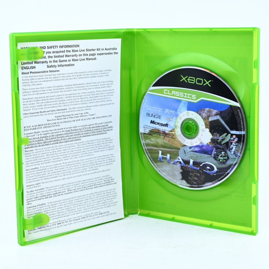 Halo: Combat Evolved - Original Xbox Game - No Manual - PAL - MINT DISC!