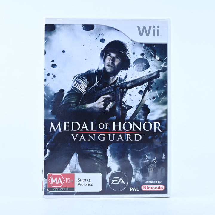 Medal Of Honor Vanguard - Nintendo Wii Game + Manual - PAL - MINT DISC!