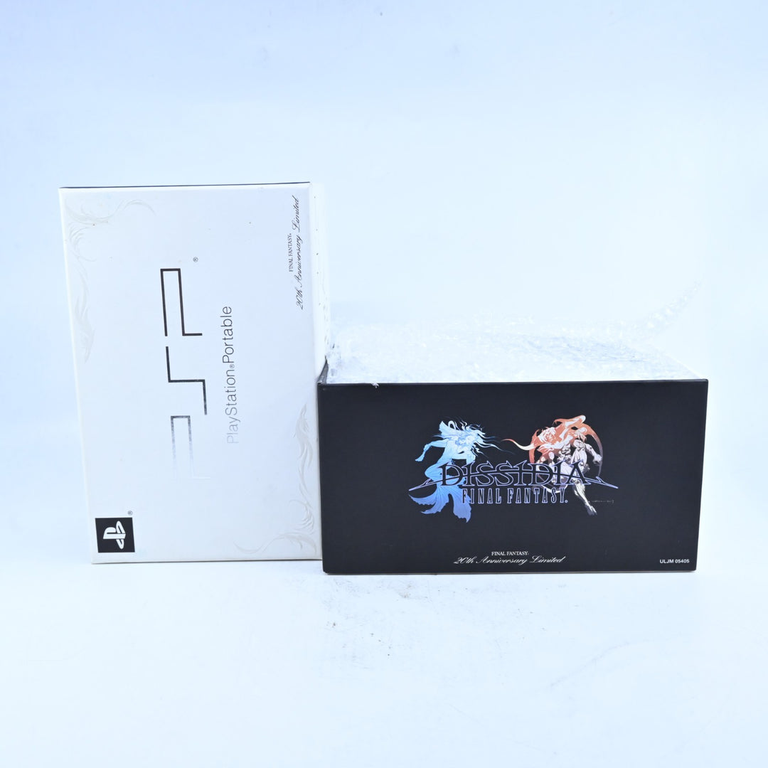 Pearl White FF 20th Anniversary Limited Dissidia - Sony PSP Console - PSP-3000