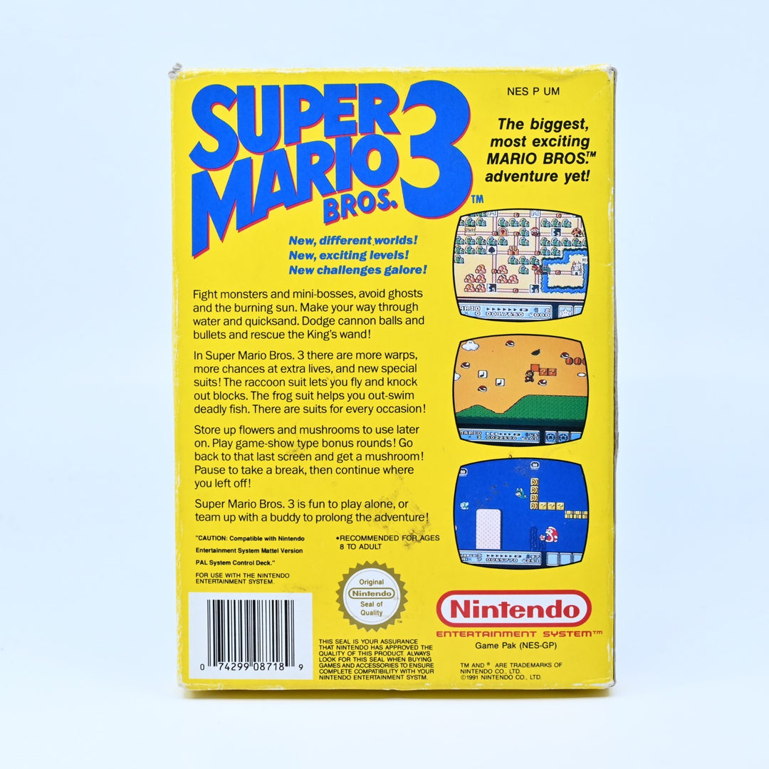 Super Mario Bros. 3 - Nintendo Entertainment System / NES Boxed Game - PAL