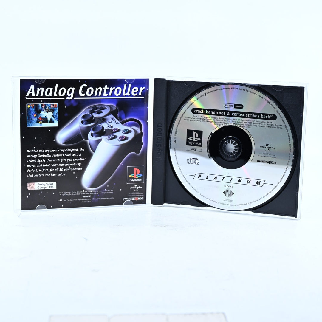 Crash Bandicoot 2: Cortex Strikes Back - Sony Playstation 1 / PS1 Game