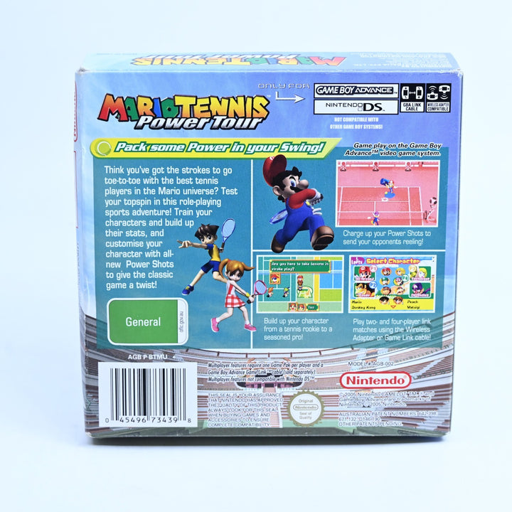 Mario Tennis Power Tour - Nintendo Gameboy Advance / GBA Boxed Game - PAL