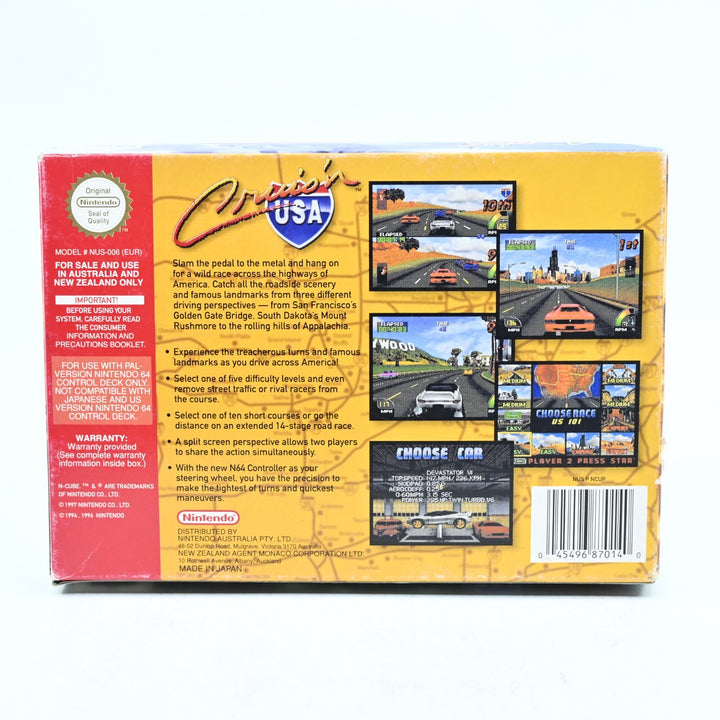 Cruis'n USA - N64 / Nintendo 64 Boxed Game - PAL