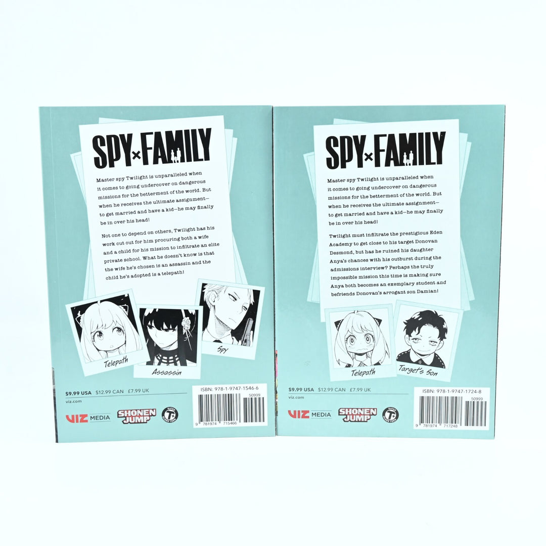 Spy X Family Vol. 1 & 2 - Viz Media - Tatsuya Endo - Manga
