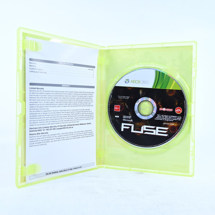 FUSE - Xbox 360 Game + Manual - PAL - MINT DISC!