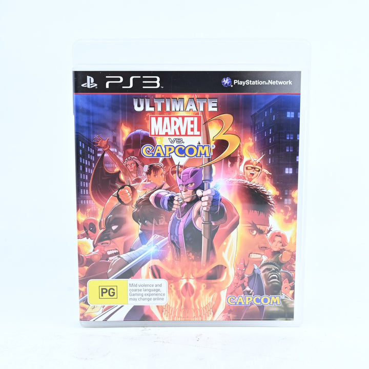 Ultimate Marvel VS. Capcom 3 - Sony Playstation 3 / PS3 Game + Manual