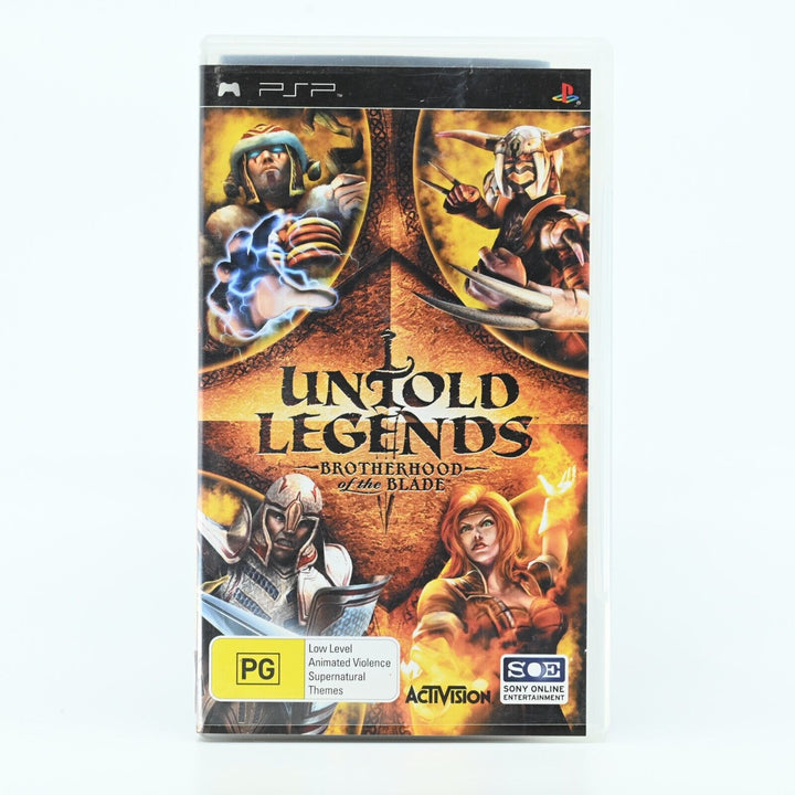 Untold Legends: Brotherhood of the Blade - Sony PSP Game - FREE POST!