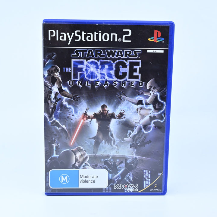 Star Wars: The Force Unleashed - Sony Playstation 2 / PS2 Game + Manual - PAL