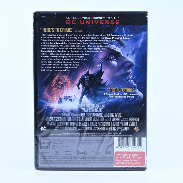SEALED! Batman: The Killing Joke - DC - Region 4 - DVD