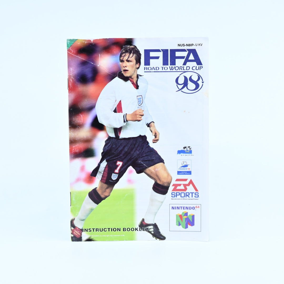 FIFA 98: Road to World Cup - N64 / Nintendo 64 Boxed Game - PAL - FREE POST!