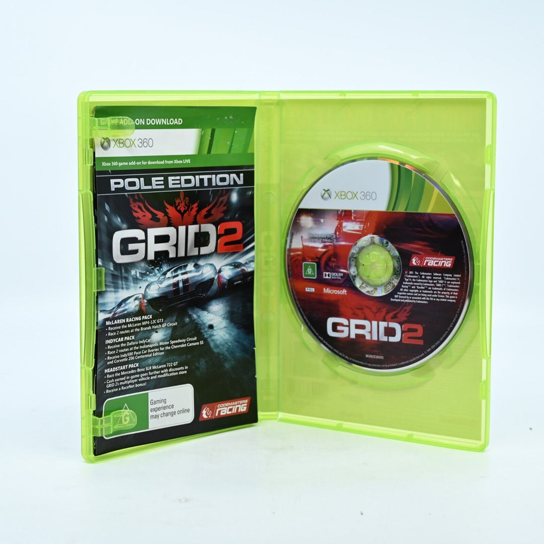 Grid 2: Pole Edition - Xbox 360 Game + Manual - PAL - MINT DISC!