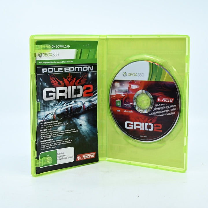 Grid 2: Pole Edition - Xbox 360 Game + Manual - PAL - MINT DISC!