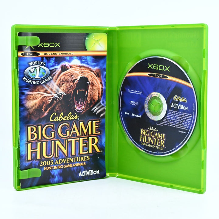 Cabela's Big Game Hunter 2005 Adventures - Original Xbox Game + Manual - PAL