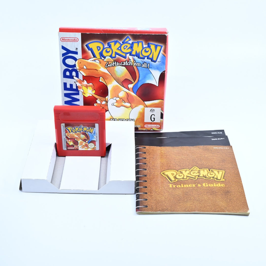 Pokemon Red Version - Nintendo Gameboy Boxed Game - PAL - NEW SAVE BATTERY!