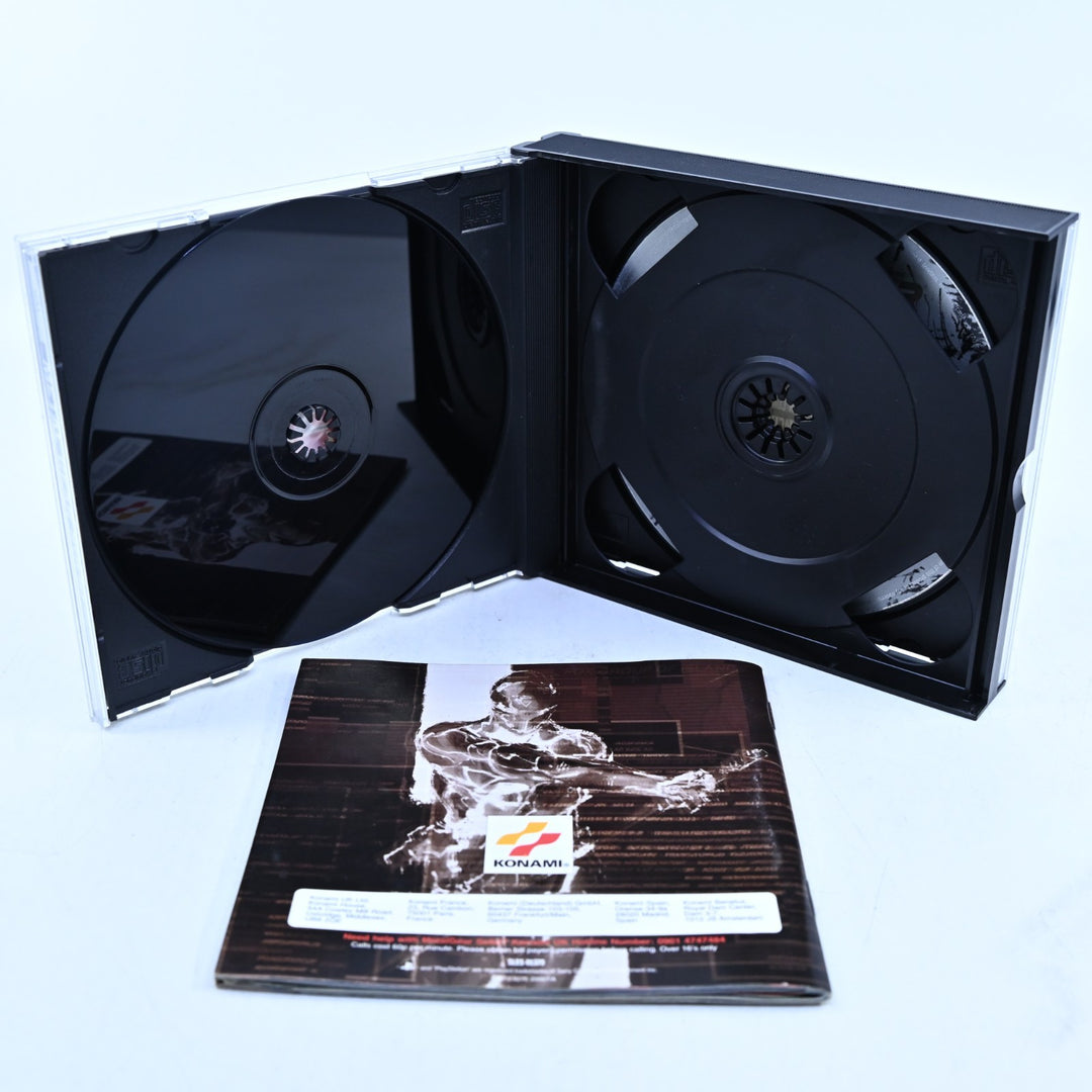 Metal Gear Solid - Sony Playstation 1 / PS1 Game + Manual - PAL - MINT DISC!