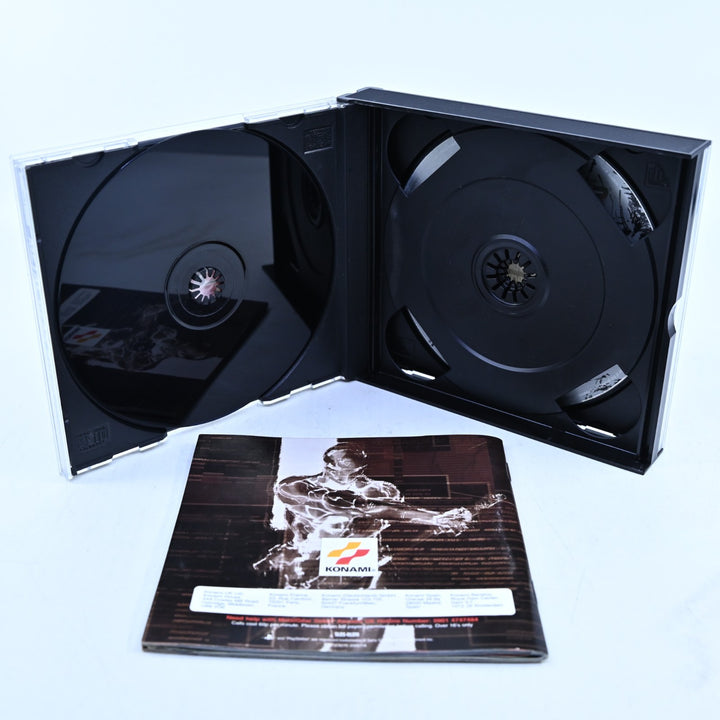 Metal Gear Solid - Sony Playstation 1 / PS1 Game + Manual - PAL - MINT DISC!