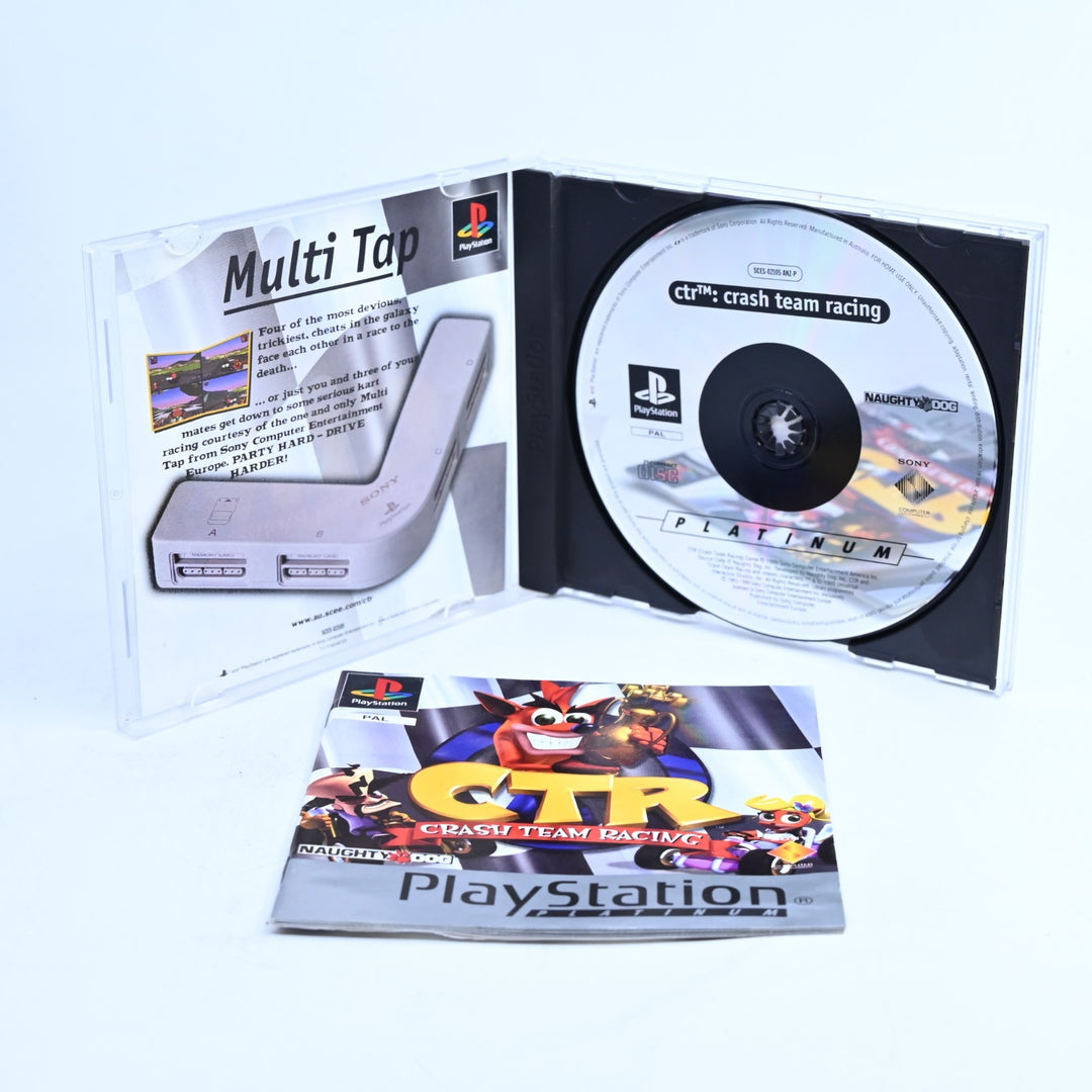 CTR: Crash Team Racing - Sony Playstation 1 / PS1 Game + Manual - PAL