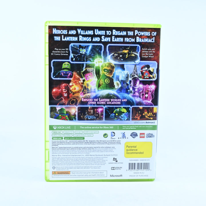 LEGO Batman 3: Beyond Gotham - Xbox 360 Game + Manual - PAL - MINT DISC!