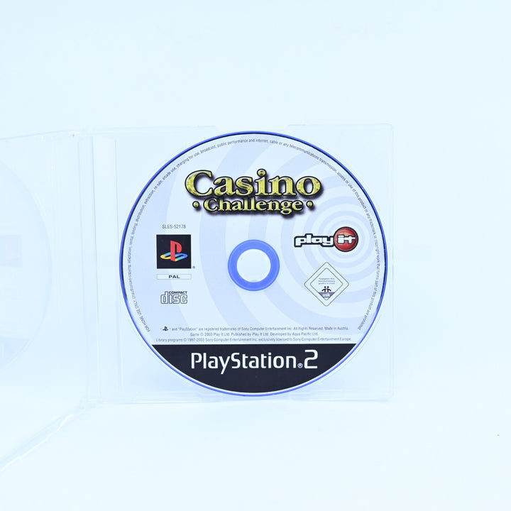 Casino Challenge - Sony Playstation 2 / PS2 Game - Disc Only - PAL - MINT DISC!
