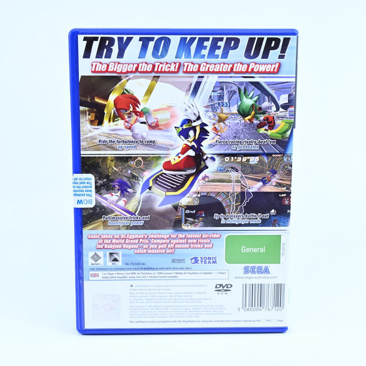 SEALED! Sonic Riders - Sony Playstation 2 / PS2 Game + Manual - PAL