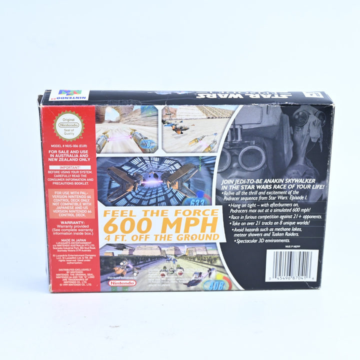 Star Wars: Episode 1 Racer - N64 / Nintendo 64 Boxed Game - PAL - FREE POST!