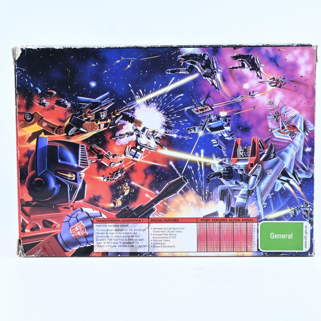 Transformers - Complete Collection - 17 Discs - Region  4 - DVD Boxset