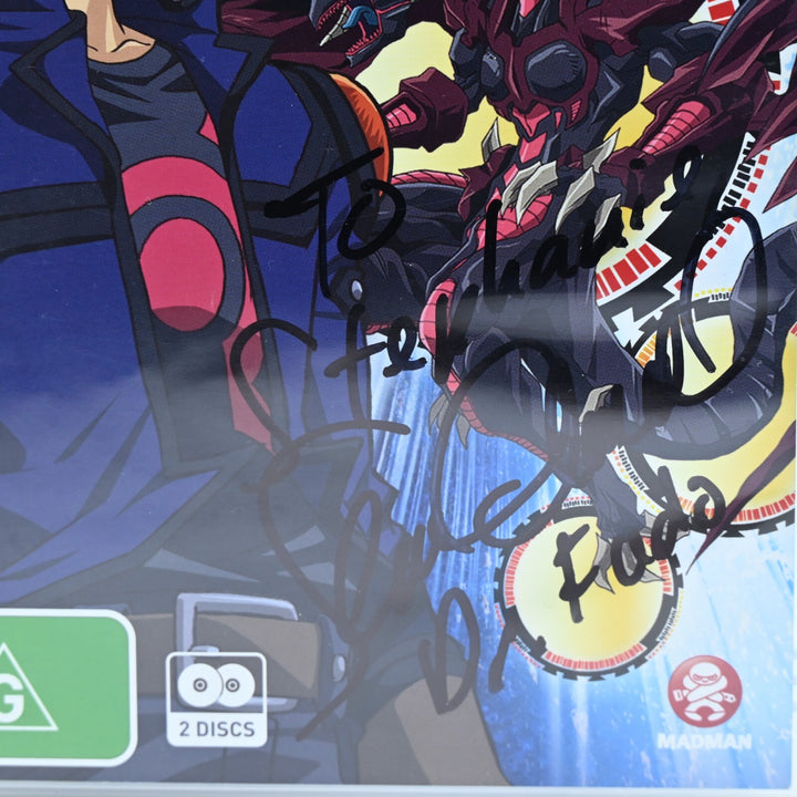 SIGNED BY VERONICA TAYLOR! YU-GIOH! 5D's Collection 01 - Region 4 DVD