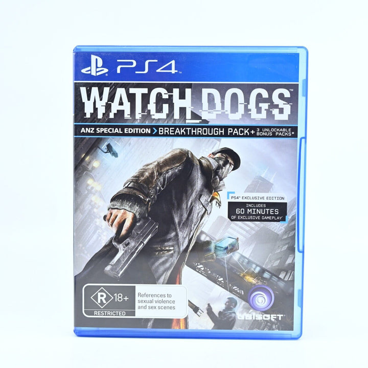 Watch Dogs: ANZ Special Edition - Sony Playstation 4 / PS4 Game - FREE POST!