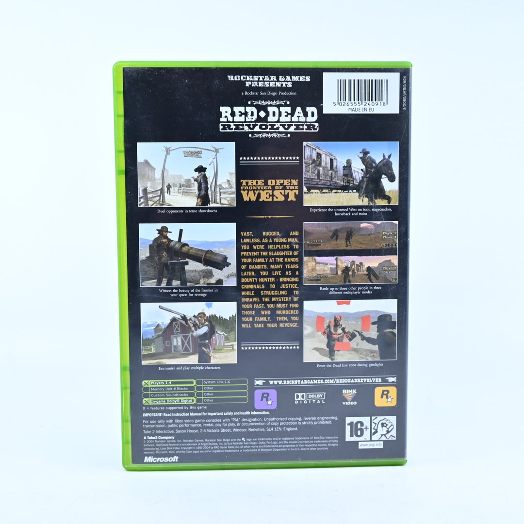 Red Dead Revolver - Original Xbox Game + Manual - PAL - MINT DISC!