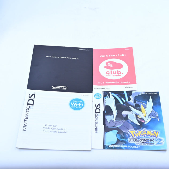 Pokemon Black 2 - Nintendo DS Game - PAL + Manual - FREE POST!