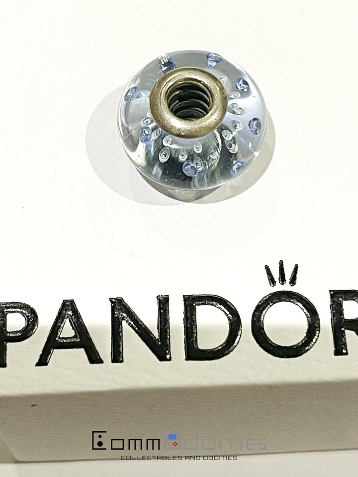 AS NEW! PANDORA Blue Effervescence Murano Charm - FREE POST!