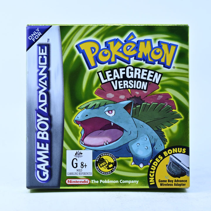 Pokemon LeafGreen Version - Nintendo Gameboy Advance / GBA Boxed Game - AUS PAL