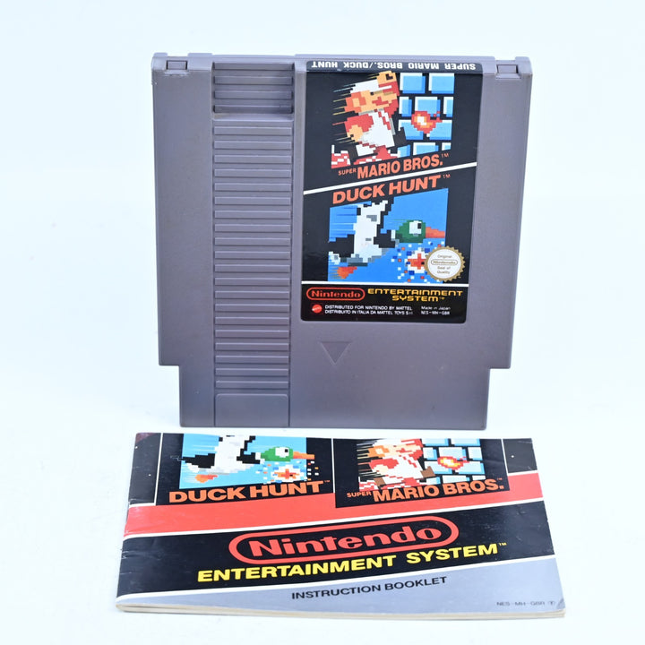 Super Mario Bros / Duck Hunt - Nintendo Entertainment System / NES Game - PAL