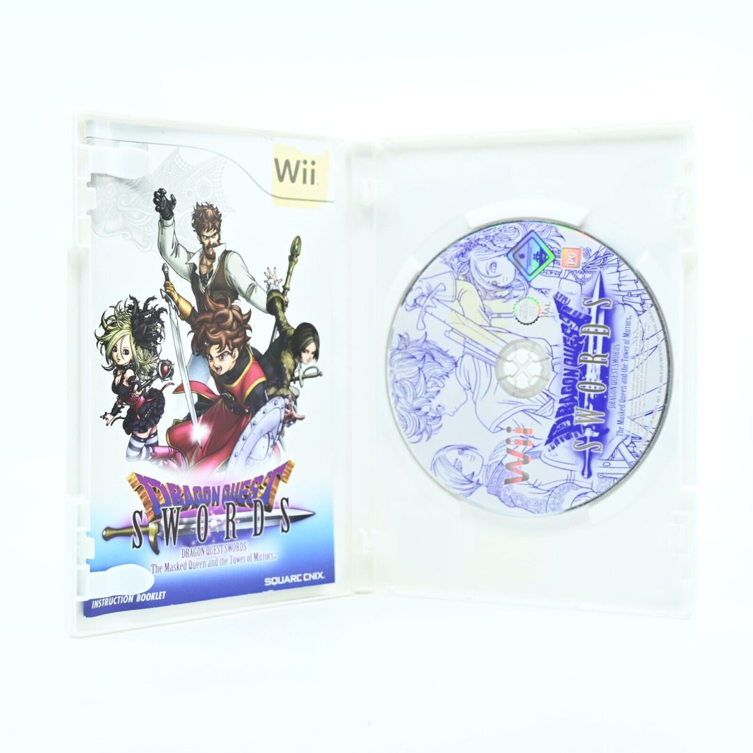 Dragon Quest Swords - Nintendo Wii Game + Manual - PAL - NEAR MINT DISC!