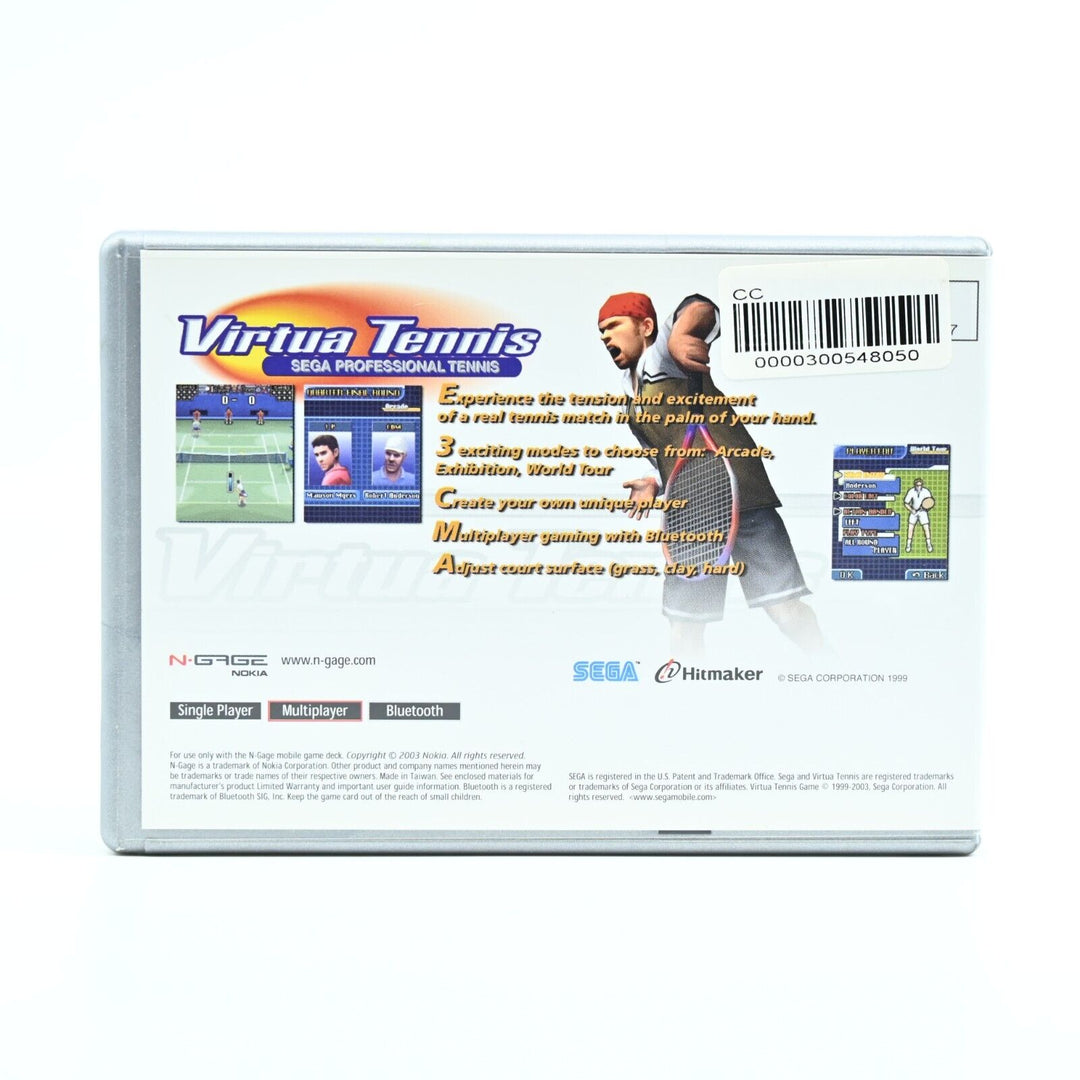 Virtua Tennis - Nokia N•GAGE / NGAGE - Sega - PAL - FREE POST!