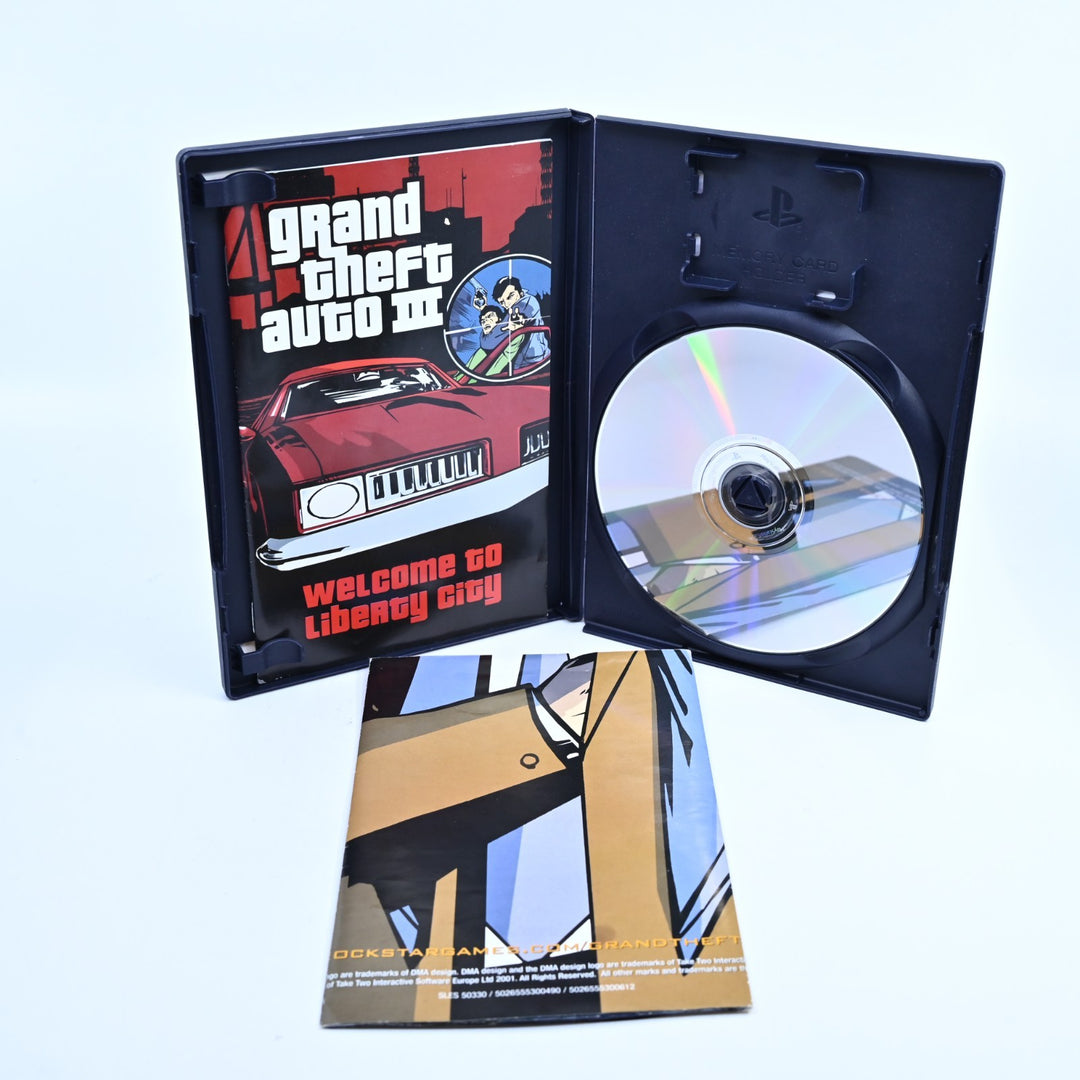 Grand Theft Auto III 3 - Sony Playstation 2 / PS2 Game + Manual + Map - PAL