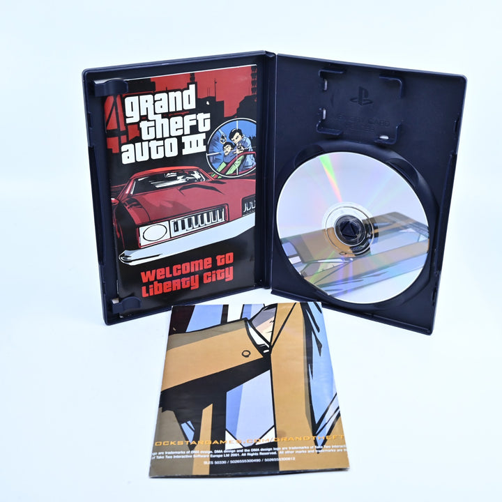 Grand Theft Auto III 3 - Sony Playstation 2 / PS2 Game + Manual + Map - PAL