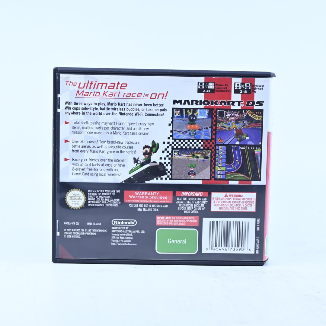 Mario Kart DS - Nintendo DS Game - PAL + Manual - FREE POST!