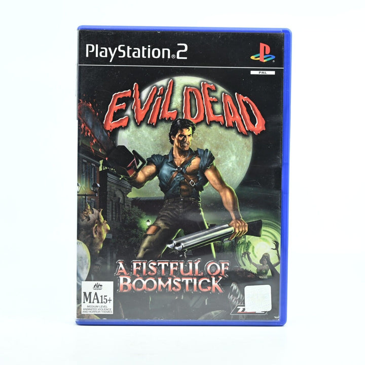 Evil Dead: Fistful of Boomstick - Sony Playstation 2 / PS2 Game + Manual - PAL