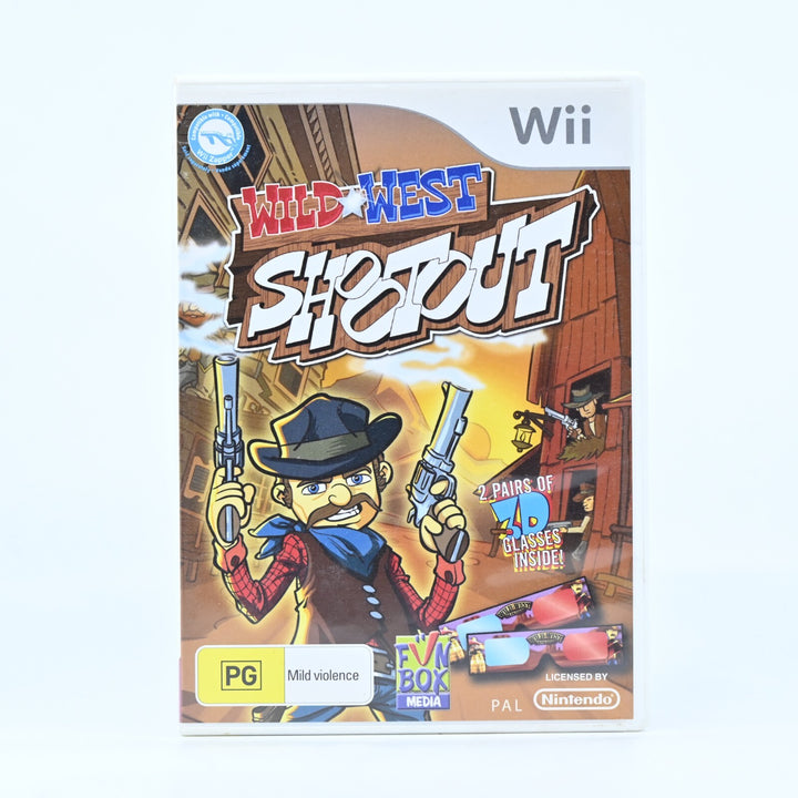 Wild West Shootout - Nintendo Wii Game + Manual - PAL - MINT DISC!