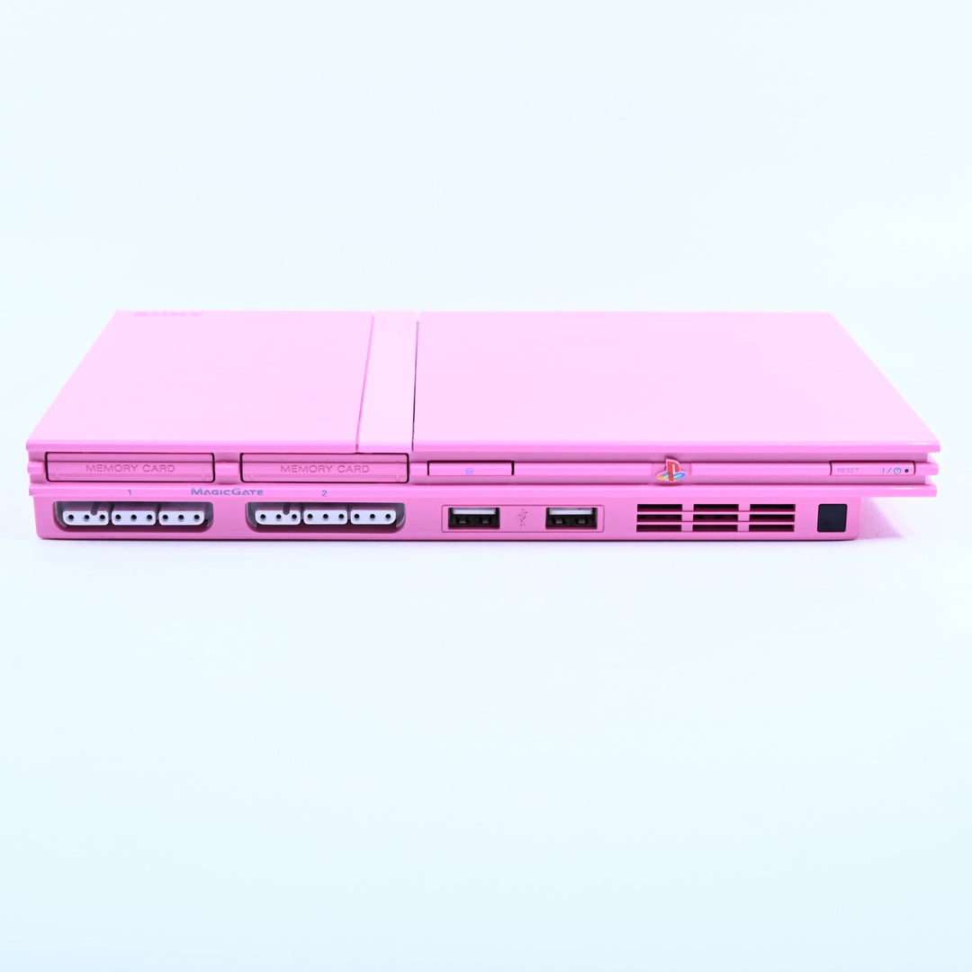 Pink Sony Playstation 2/ PS2 Slim Console - AUS PAL + HDMI + CONVERTER FREE POST