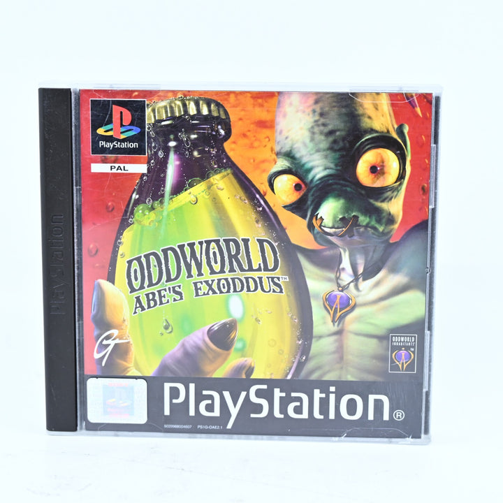Oddworld: Abe's Exoddus - Sony Playstation 1 / PS1 Game + Manual - PAL