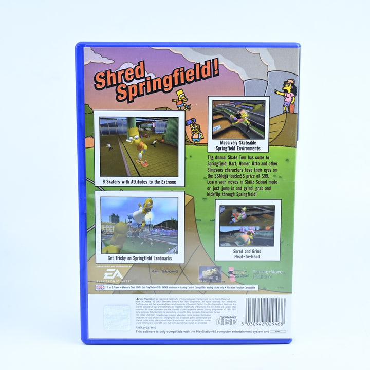 The Simpsons: Skateboarding - Sony Playstation 2 / PS2 Game + Manual - PAL